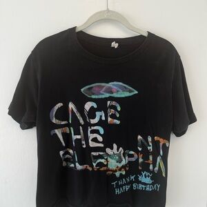 Cage the Elephant Black Graphic Tee